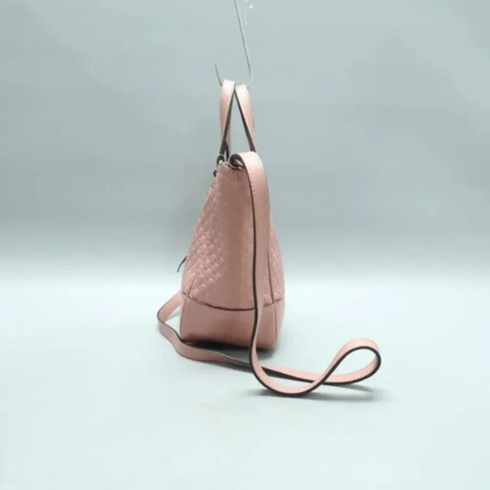 Authentic Gucci Bree Guccissima Leather Tote Bag Pink Crossbody Luxury Handbag - Picture 4 of 13
